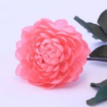Vintage Neon Pink Silk China Rose
